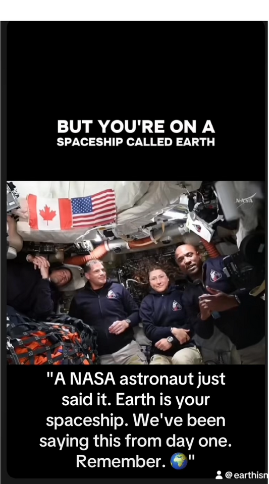 Even NASA Agrees: Earth Is Your Spaceship